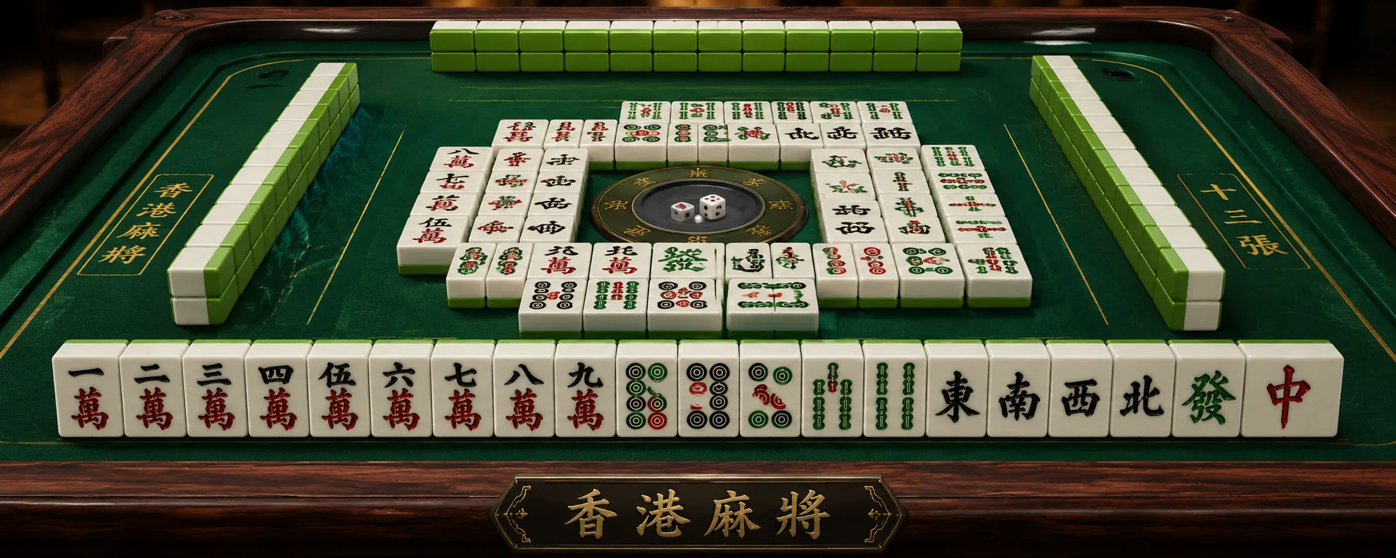 香港麻將牌桌