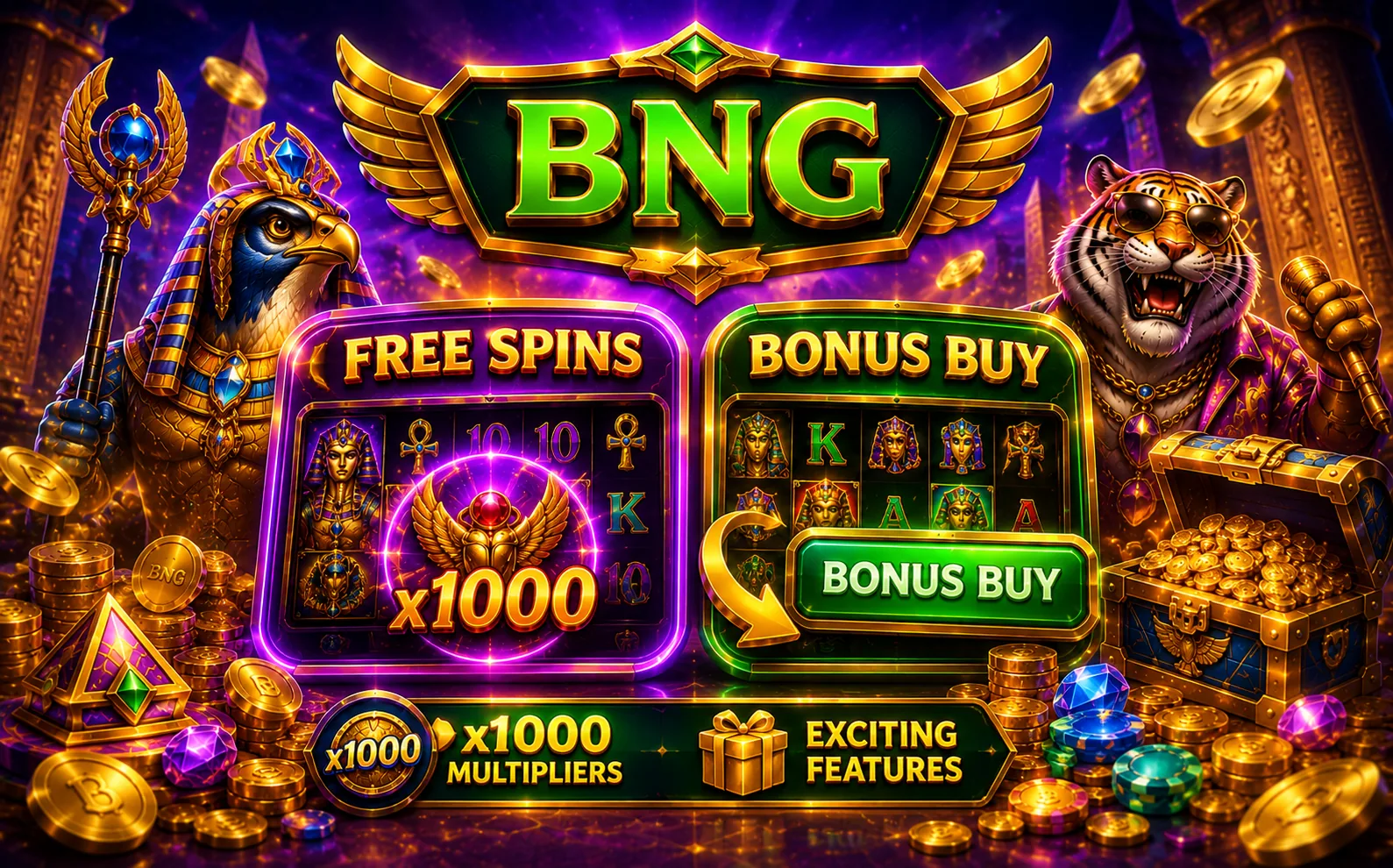 BNG倍數免費旋轉與Bonus Buy